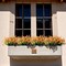 Artificial Fall Mums Hanging Basket for Outdoors - UV Resistant Faux Daisy Flowers with Eucalyptus Leaves - 17" Realistic Autumn Mums in Hanging Planter for Porch, Patio, and Balcony Decor